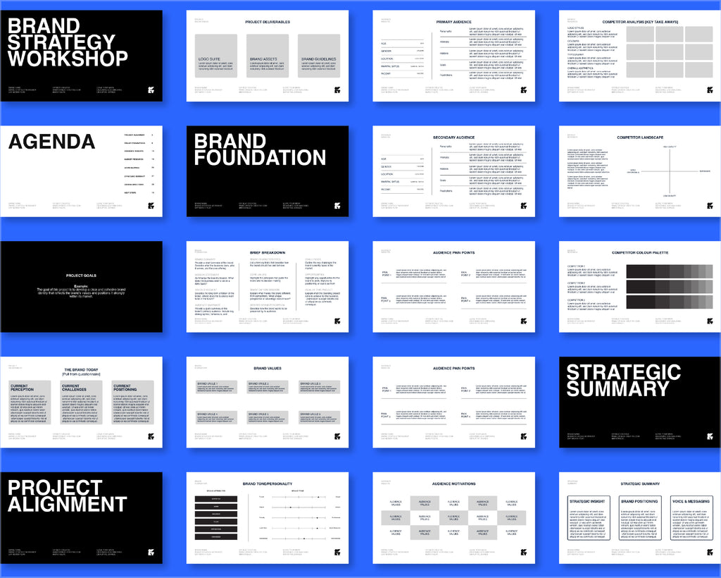 Brand Strategy Workshop Kit