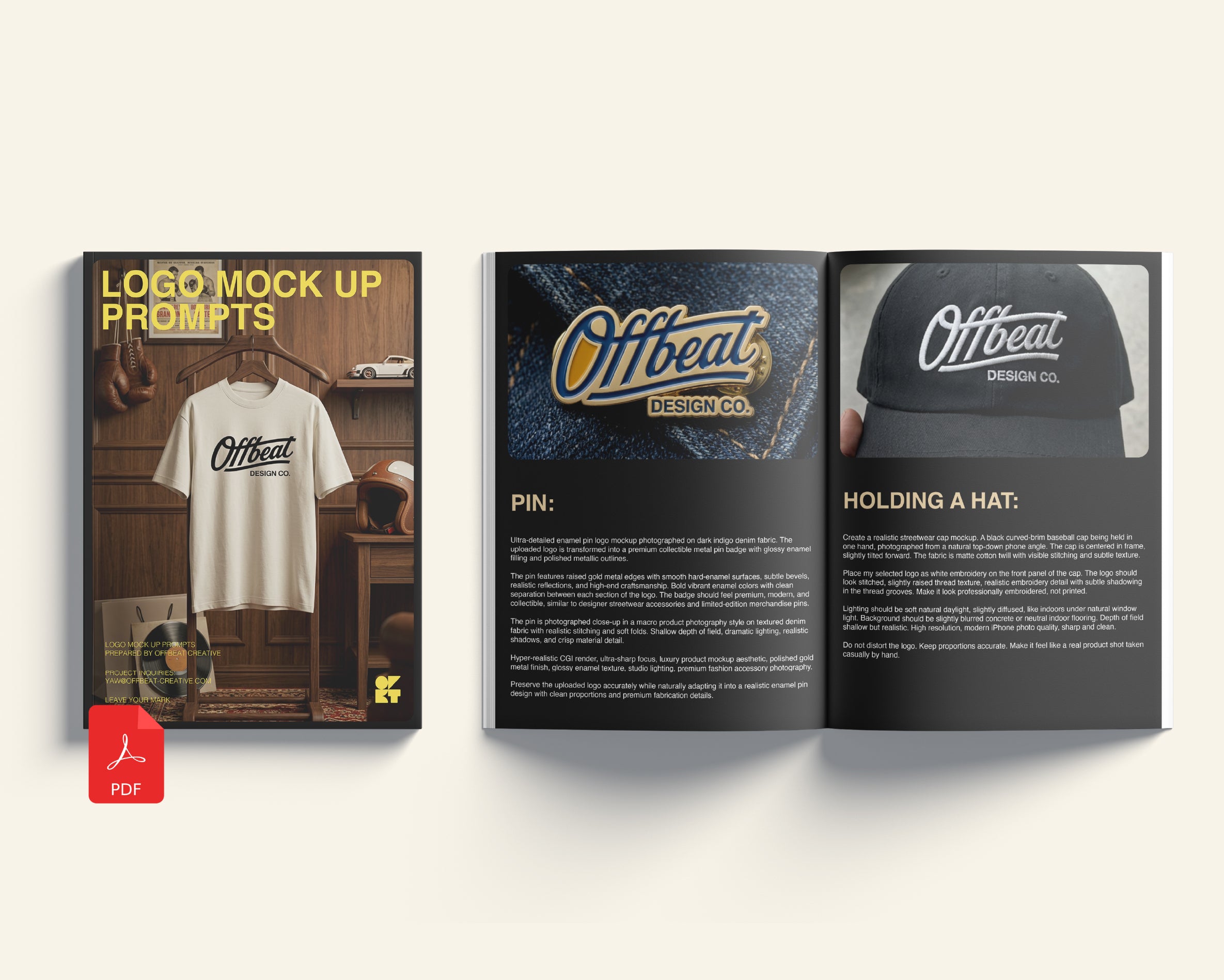 Logo Mockup Prompt Pack